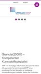 Mobile Screenshot of granulat2000.com