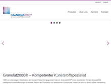Tablet Screenshot of granulat2000.com